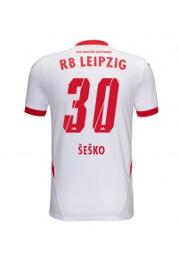 RB Leipzig Benjamin Sesko #30 Fotballdrakt Hjemme Klær 2024-25 Korte ermer